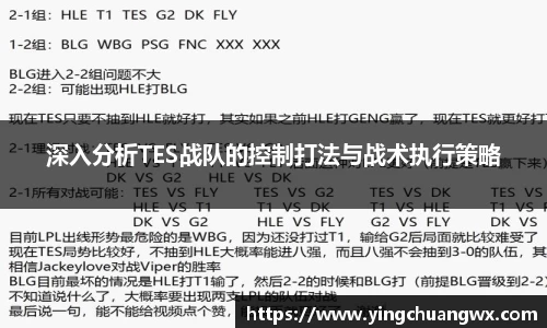 深入分析TES战队的控制打法与战术执行策略
