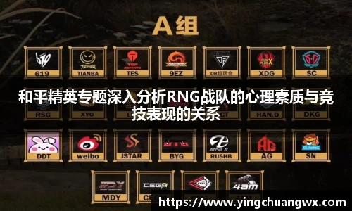 和平精英专题深入分析RNG战队的心理素质与竞技表现的关系